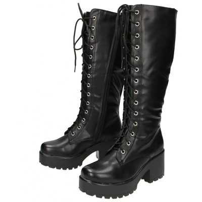 high platform combat boots