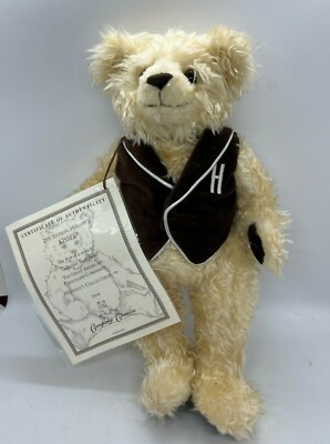 Limited Edition Hershey Kisses Bear Tan Fur Embroidered COA First In Series F/S