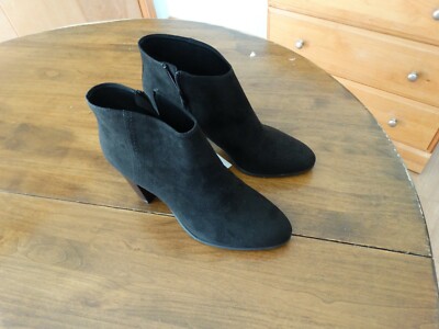 NWT Old Navy Faux-Suede Western Ankle Boots for Women Size 10
