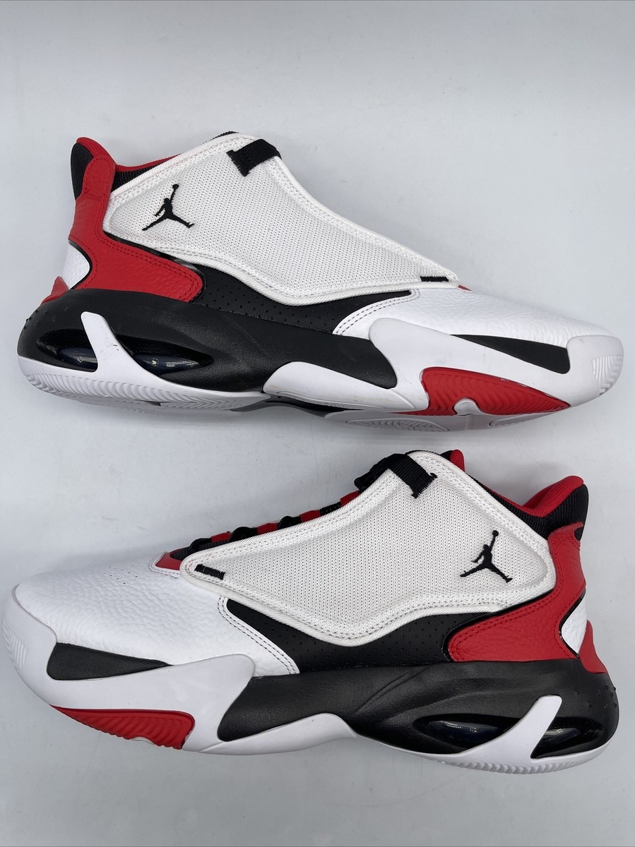 Jordan Max Aura 4 White University Red DN3687-106 Men's Jordan Max Aura 4 White University Red DN3687-106 Men's