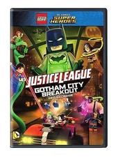 LEGO DC Comics Super Heroes: Justice League Gotham City Breakout (DVD, 2016) NEW