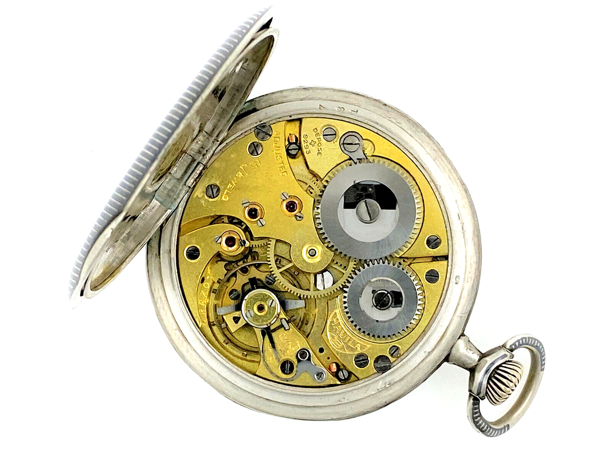 HAVILA Pocket Watch NIEL Tula 800 Silver Fully Screwed Movement