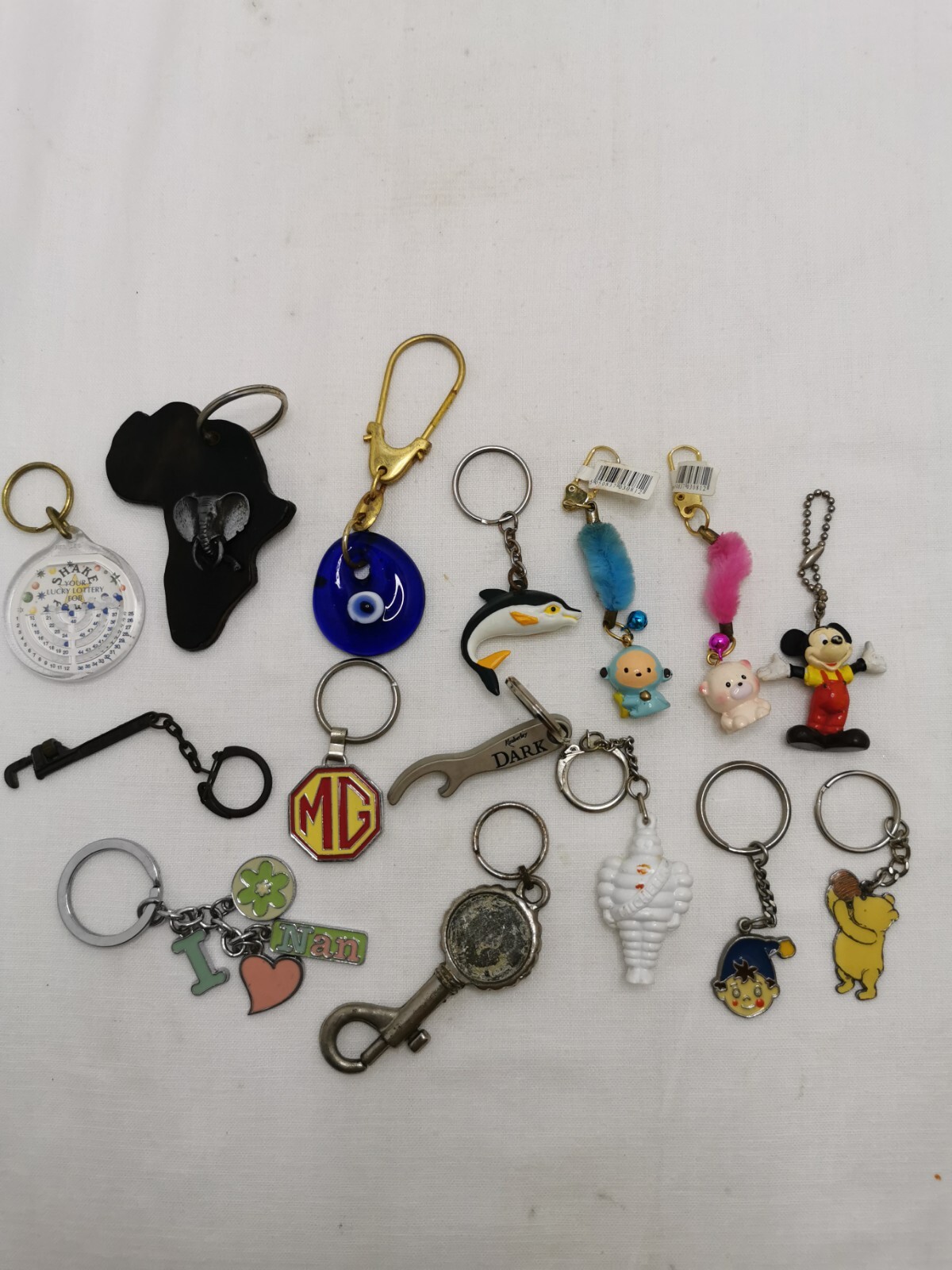 Bundle Of Modern And Vintage Novelty Souvenir Key Rings, Not Working eBay
