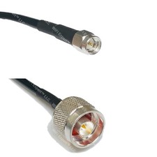 USA-CA LMR200 SMA MALE to N MALE Coaxial RF Pigtail Cable USA Lot