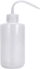 Plastic Boston Round Wash Bottle, 250ml, Each