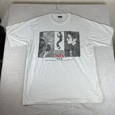 vintage Michael Jackson RIP Memorial Shirt - sz 3XL rap tee rare