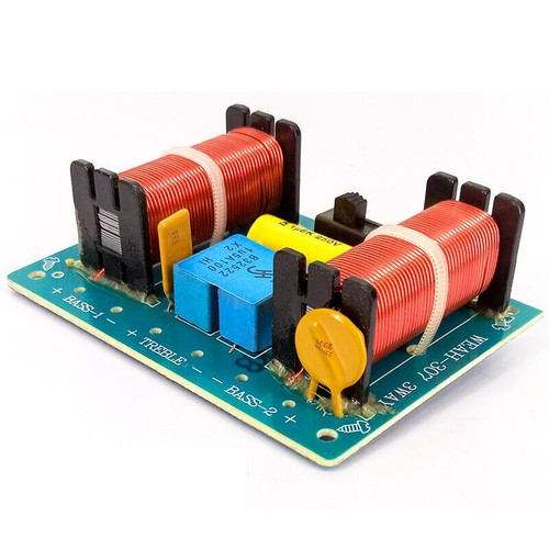 2pcs 100W Double Woofer Bass Speaker Frequency Divider Audio Crossover Filter #1 - Picture 4 of 7