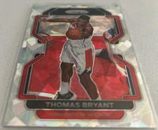 2021-22 Prizm Basketball Thomas Bryant Washington Wizards Cracked Ice #7