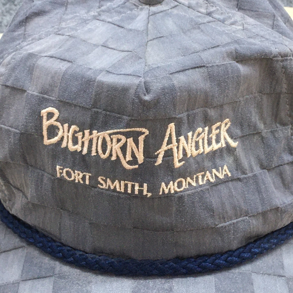 Sombrero de cuerda Big Horn Pescador Imperial Headwear para hombre gris talla única logotipo bordado Foto 3 de 4