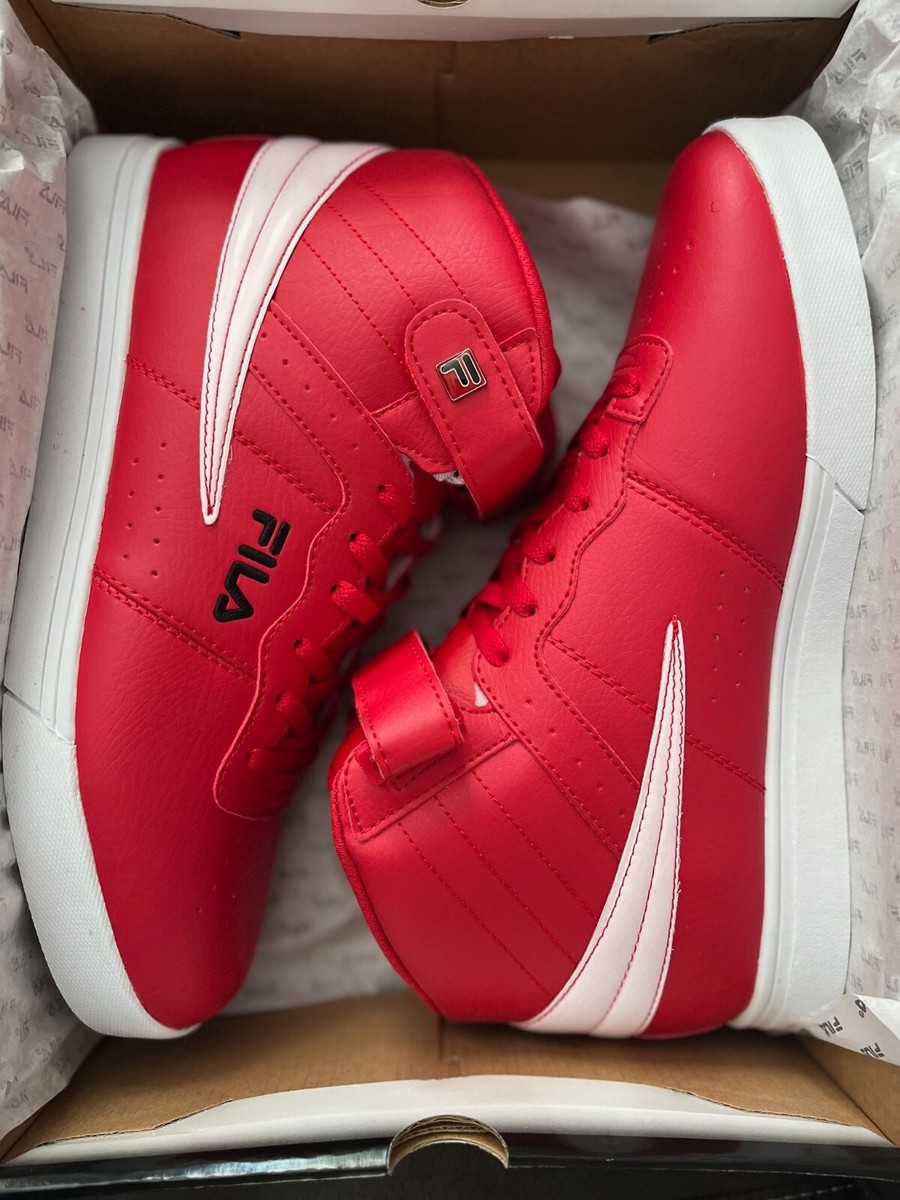 Fila Vulc 13 2D 1FM01752-602 Mens Red Synthetic Lifestyle Fila Vulc 13 2D 1FM01752-602 Mens Red Synthetic Lifestyle
