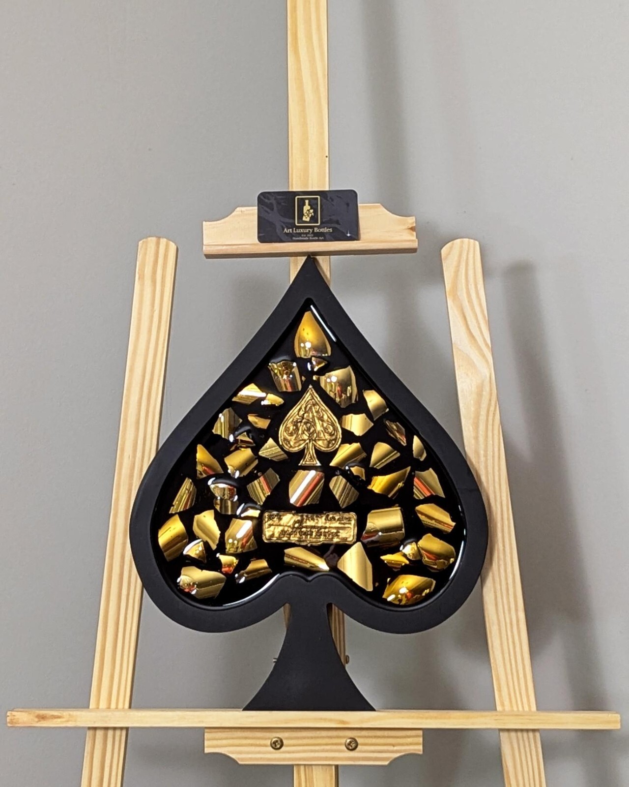 Art Handmade Luxury Picture With New Design Frame - Ace Of Spades