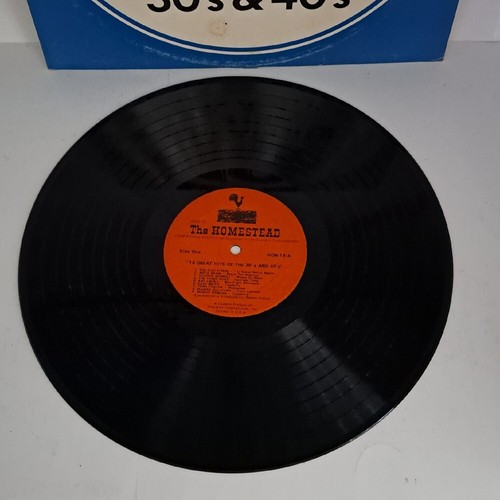 The Homestead 18 Great Hits Vinyl Record LP Big Band Swing Nostalgic 30s 40s - Picture 6 of 7