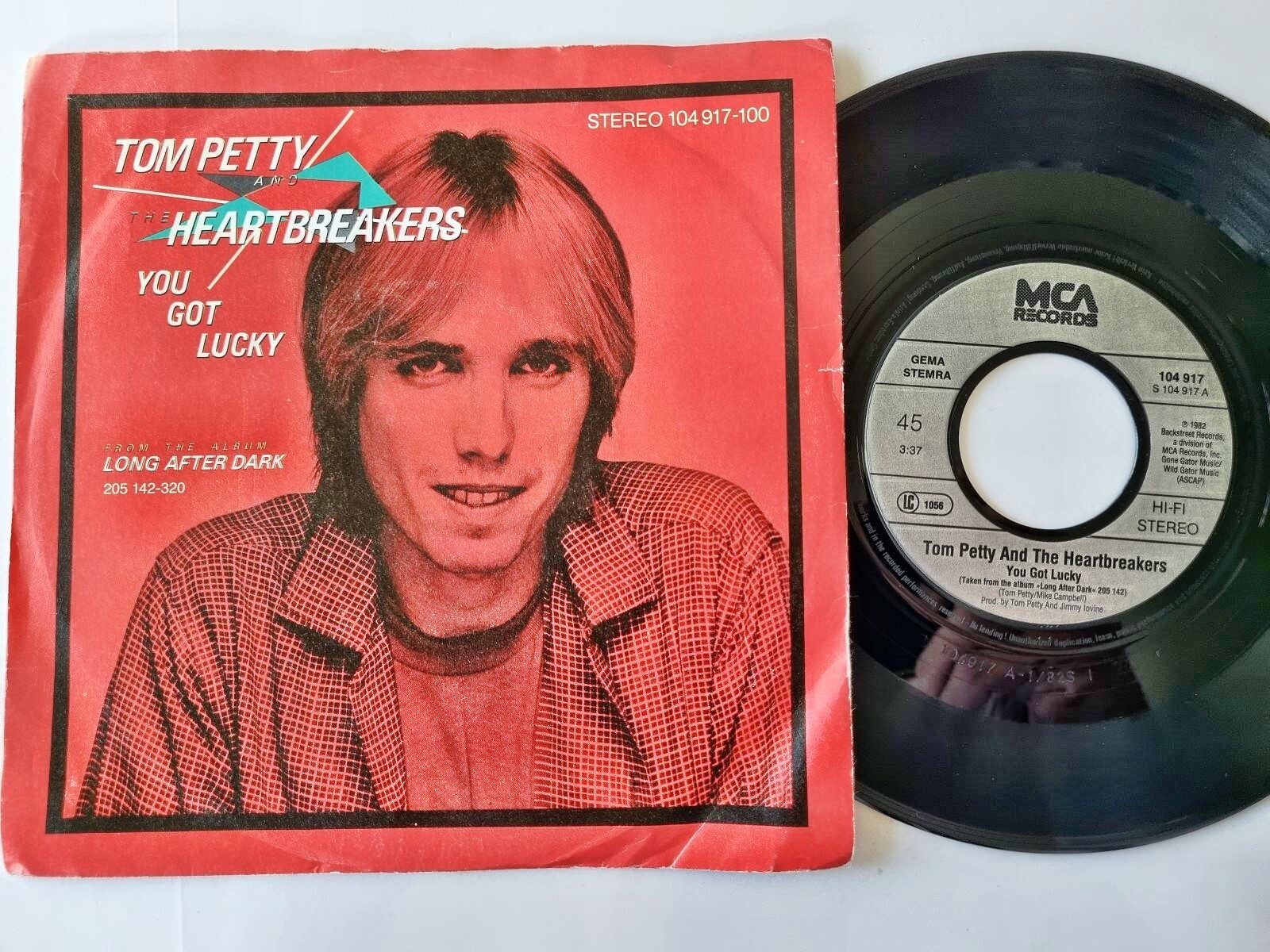 Tom Petty and the Heartbreakers - You got lucky 7'' Vinyl Germany