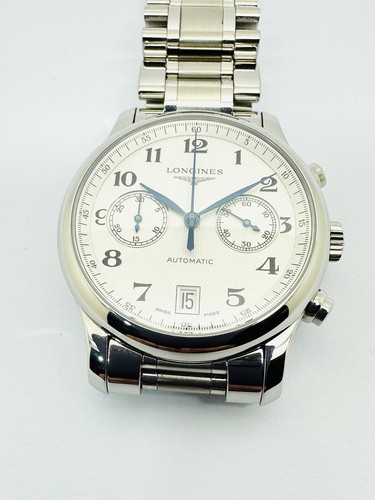 Longines Cronógrafo Automático Master Collection 40mm SS L2.669.4 con Caja y Papel - Imagen 12 de 24