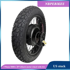 US stock :170mm 5000w 3T 50H motor with Sabvoton 100A controller ebike kit.