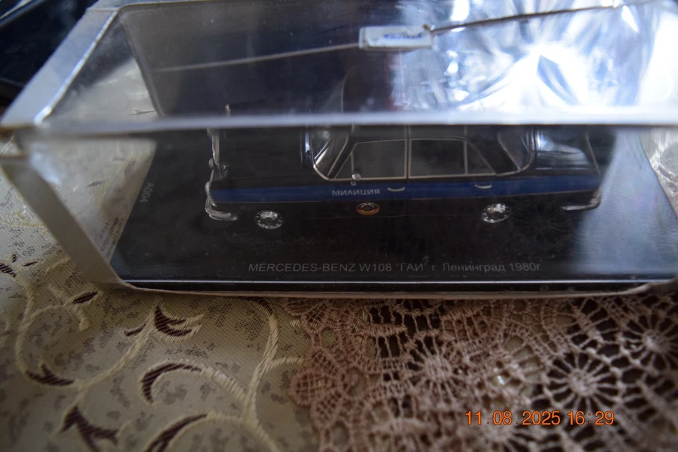 Mercedes-Benz W108 Police GAI Leningrad 1980г Spark [A004] - Image 2 of 4