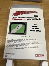 Burn Rubber Rare ColecoVision Coleco OpCode Games