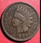 1895 US Indian Head Cent! Choice VF! Old US Coin!