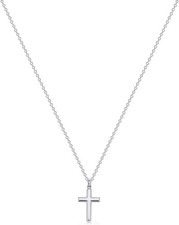 14K Gold Plated Dainty Cross Necklace - Adjustable Length for Comfort and Style