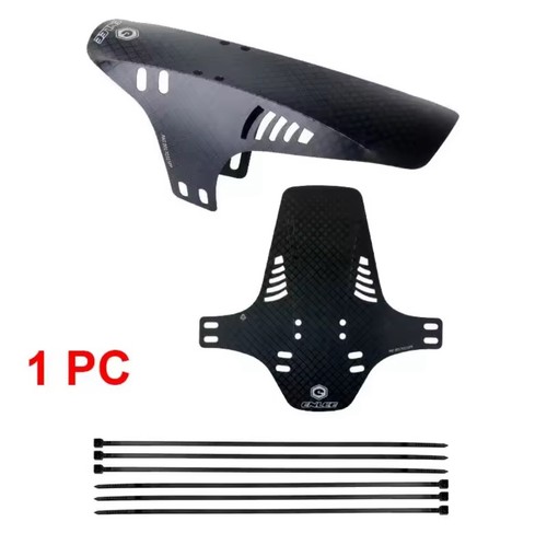 Parafango Anteriore Bici Bicicletta per Forcella Flessibile Nero Paraspruzzi MTB - Foto 3 di 3