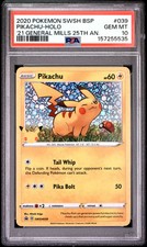 2020 Pokemon Pikachu '21 General Mills 25th An. PSA 10 #039