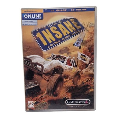1NSANE No Limits No Rules No Roads PC CD-ROM Deutsche Version Codemasters