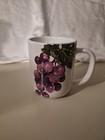 The Cellar Entertaining Grapes White Mug With Grapes Stoneware — photo 1