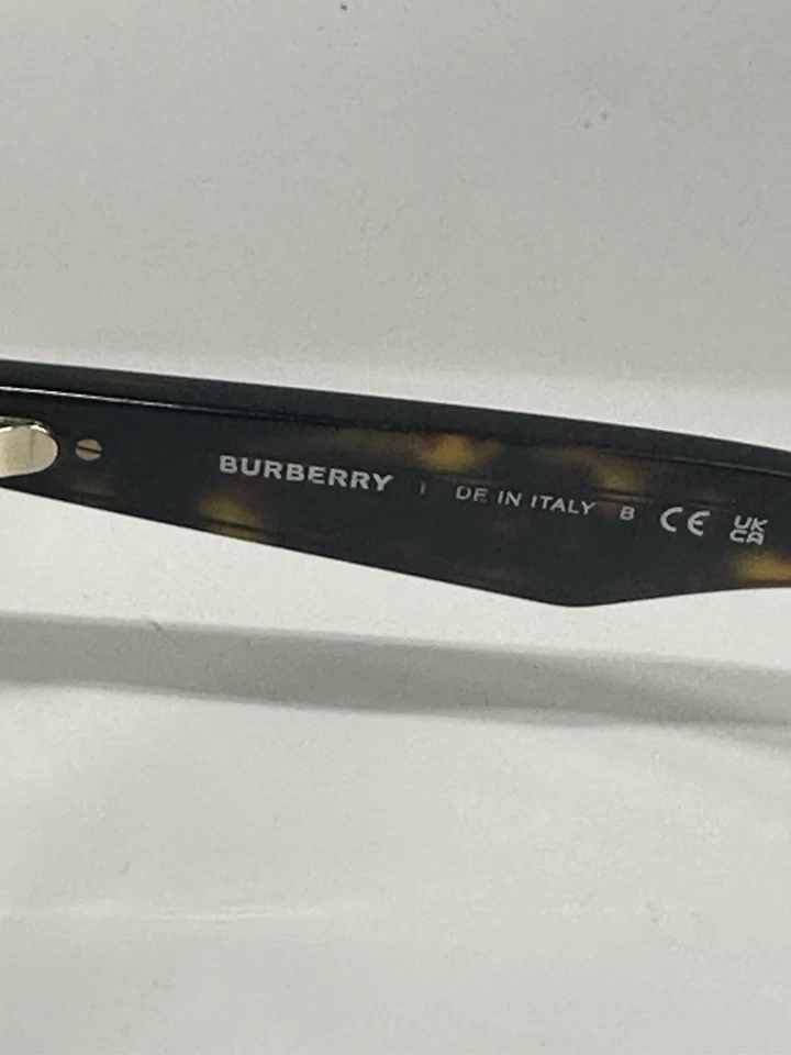 Новый подлинный Burberry BE4439 300273 Гавана черепаховый и коричневый круглый солнцезащитные очки 51 мм - Изображение 4 из 4