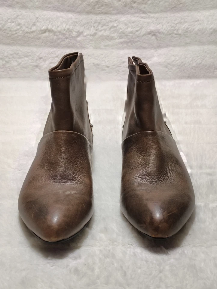 Apepazza Women's Kora Ankle Boot, Gray Vitello Tam, Studs Eyelets, EU 37 US 7 - Image 2 of 4