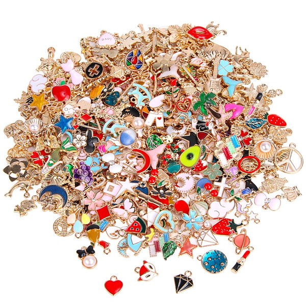 Charms Schmuckherstellung AnhäNger DIY Halskette Armband Ohrring 350 StüCk Set-image