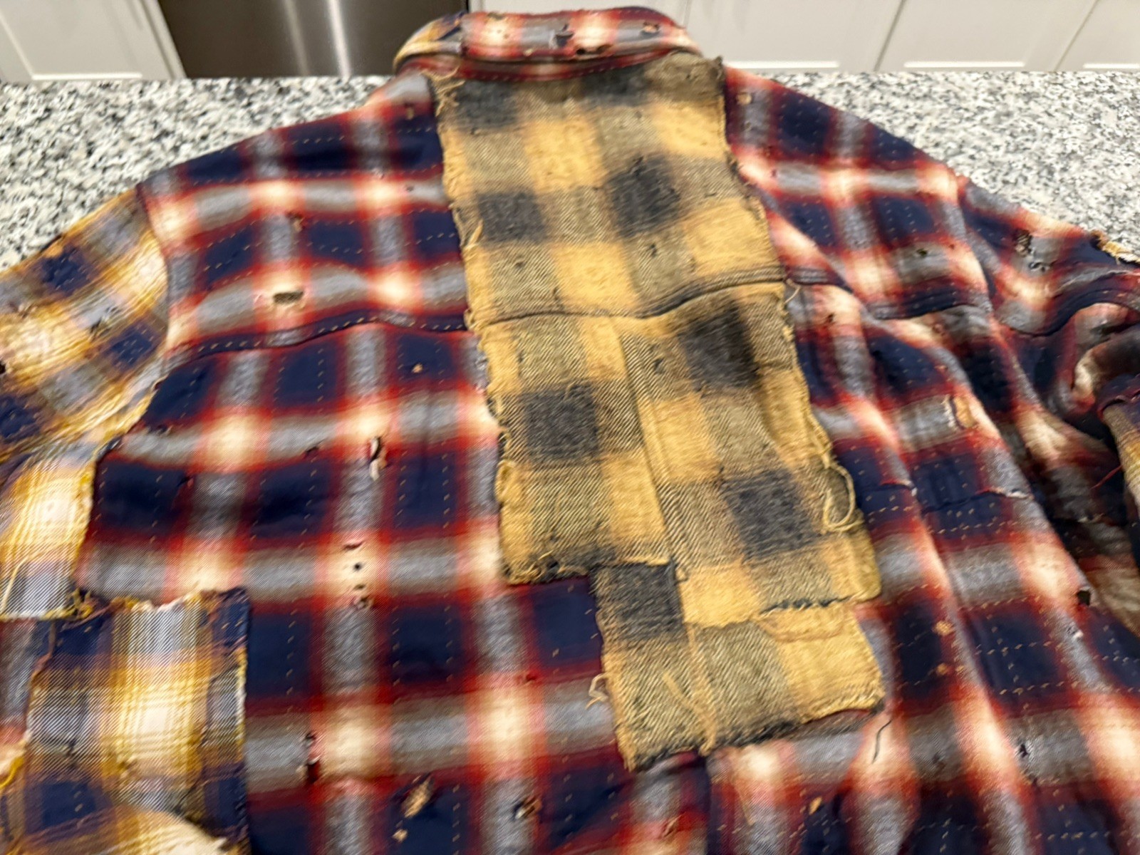 $2,950 Givenchy Plaid Patchwork Jacket Size M ( O… - image 2
