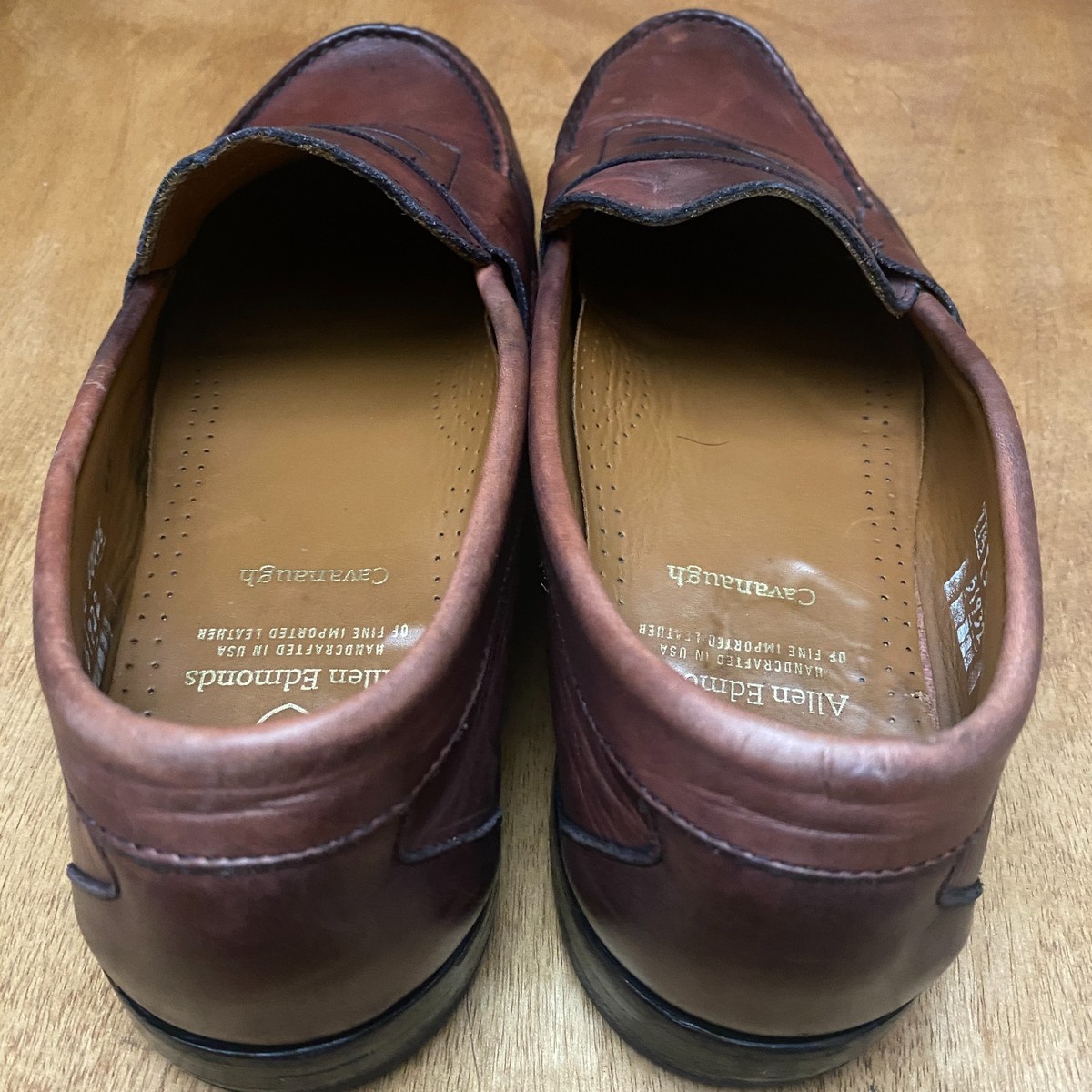 Allen Edmonds Cavanaugh Penny Loafer Shoes Mens 11.5 B 