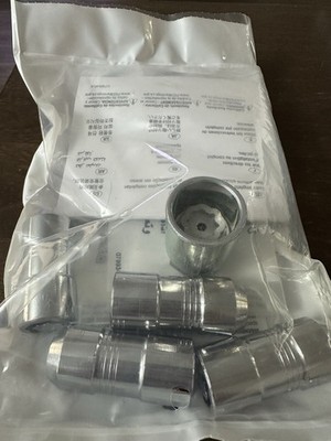 McGard 80363 M14x1.5 Chrome Wheel Lock Set 4 Locks + Key New Sealed