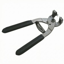 Leather Punching Black Coated Handles Hole Punch Steel Head