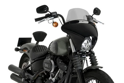 Puig Batwing SML Touring pour Harley davidson SOFTAIL STREET BOB FXBB Teinté - Photo 1/3