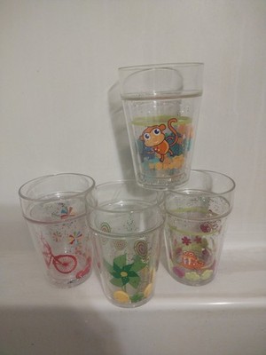 Doubled Walled Kids Tumbler Set moving Shaped Inside