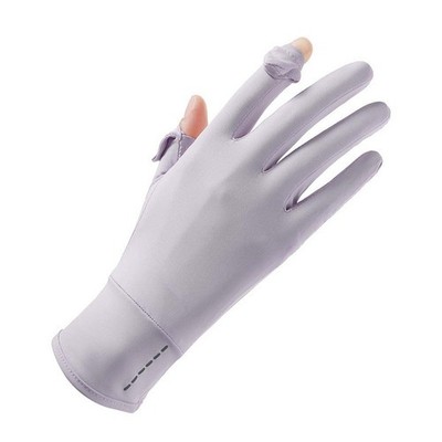 Sun Protection Gloves Anti-slip Cycling Gloves Blocks Harmful UVA UVB Rays