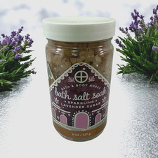 Bath  Body Works Sparkling Lavender Sugar Bath Salt Soak 8 oz