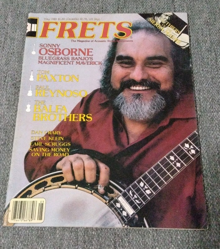 frets magazine May 1982 Sonny Osborne