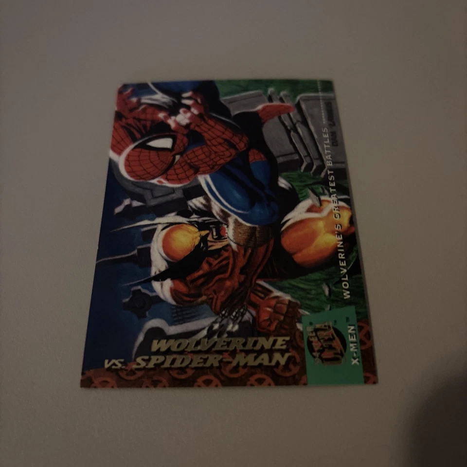 Fleer Ultra X-Men #142 Wolverine vs. Spider-Man 1994 🔥 Foto 2 de 4