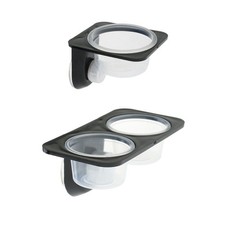 Plastic   Feeding Bowl  Spider Breeding Tank Box Dish Dispenser Wall  Mounted