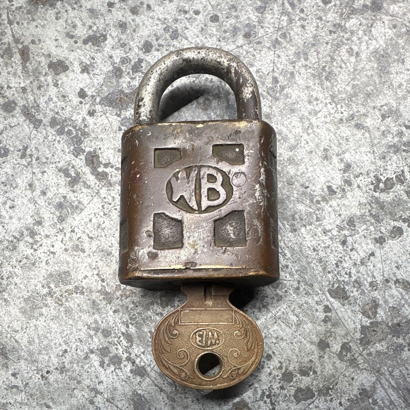 Wilson Bohannan Co. Lock, Works As It Shoud, Has 1 Key