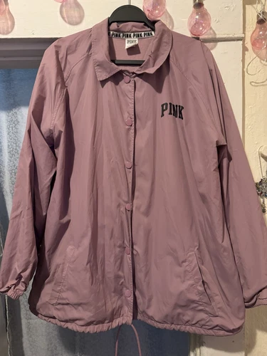 UNDERCOVER Giacca a vento Victoria Secret rosa Y2K rosa