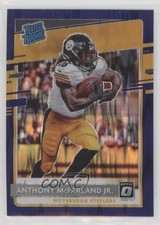 2020 Donruss Optic Rated Rookies Purple Shock Prizm Anthony McFarland Jr 2l4