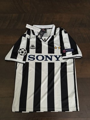 激レア　サッカーフィギュア　ジダン1998-99 Juventus Juventus 1998/99 Zidane #21 Men's Soccer Jersey Kappa Sony