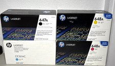 New Genuine HP 647A 648A Toner Cartridges BCYM Set CE260A CE261AC CE262A CE263A