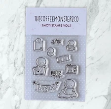 TheCoffeeMonsterzCo TCMC | Emoti Stamps Vol. 1