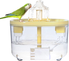 Automatic Parakeet Bird Bath for Indoor Cage Parrots Automatic Bird Bathtub Show