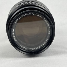 Vintage Minolta MD 135mm f3.5 Celtic Lens No Lens Cap