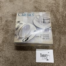 Vintage Demitasse Cups and Saucers Set of 4